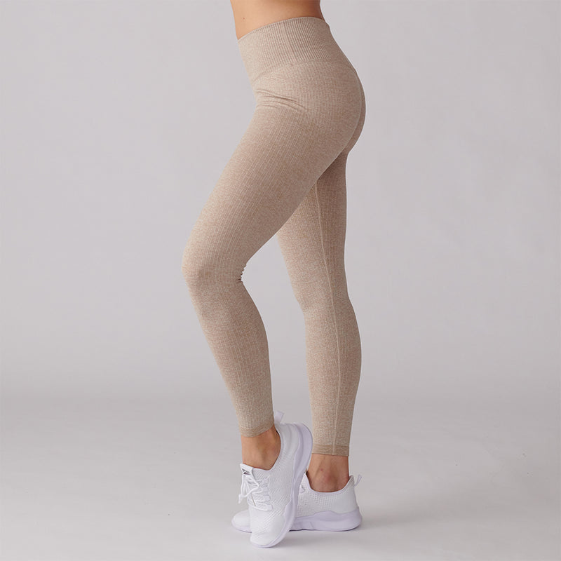 Latte Limitless Ribbed Leggings – Bare District