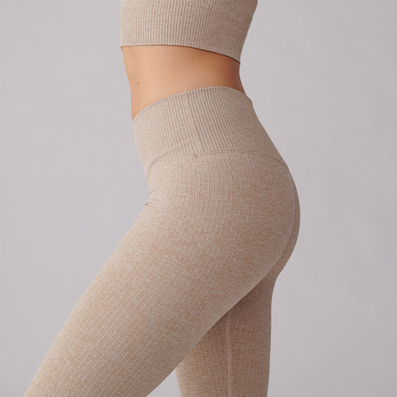 Latte Limitless Ribbed Leggings – Bare District